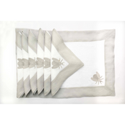 Placemats and Napkins - White