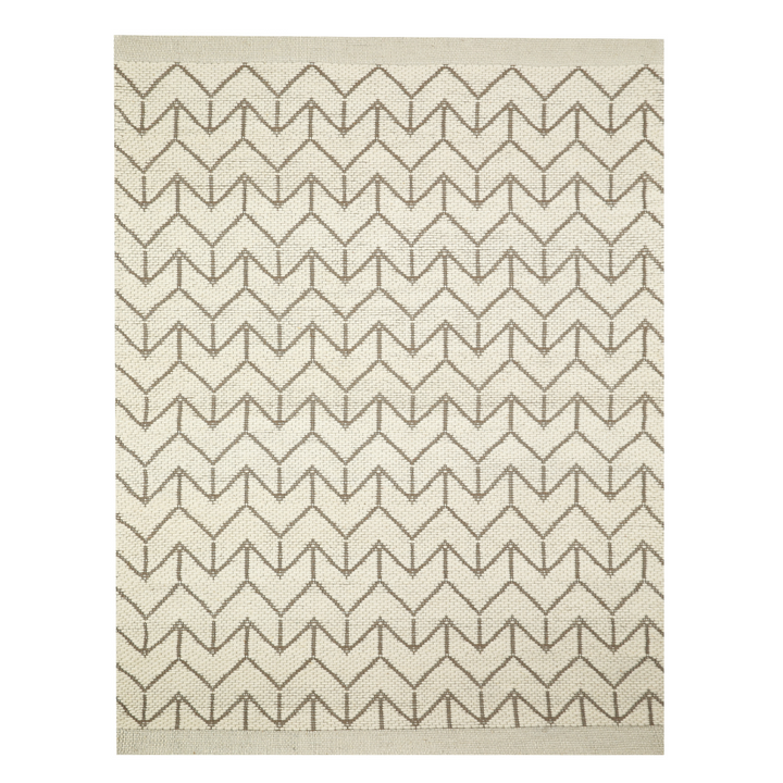 IVORY AND GREY KILIM DHURRIE