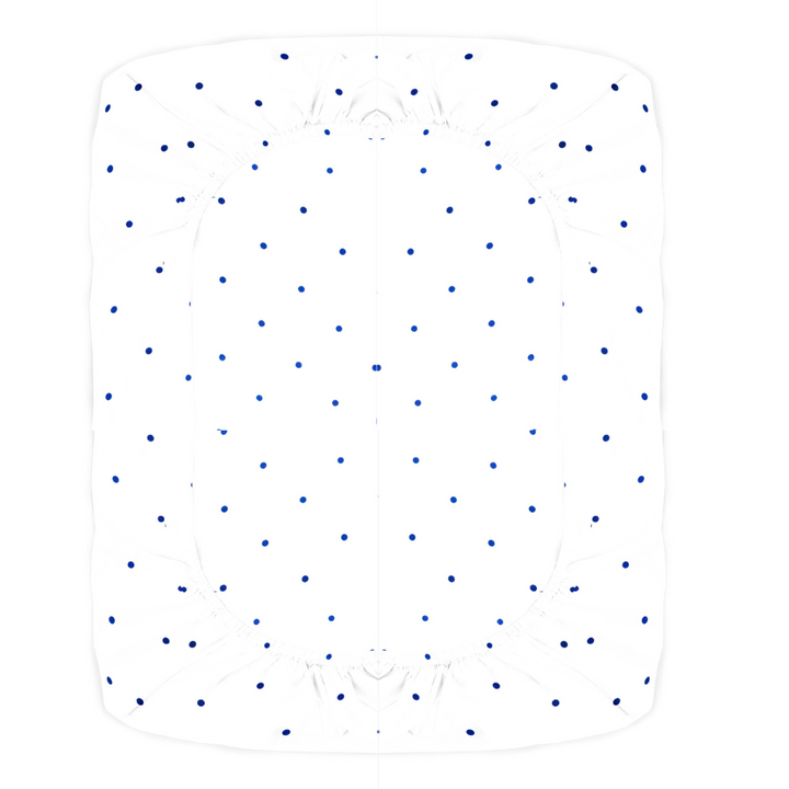 Organic Fitted Crib Sheet - Dots