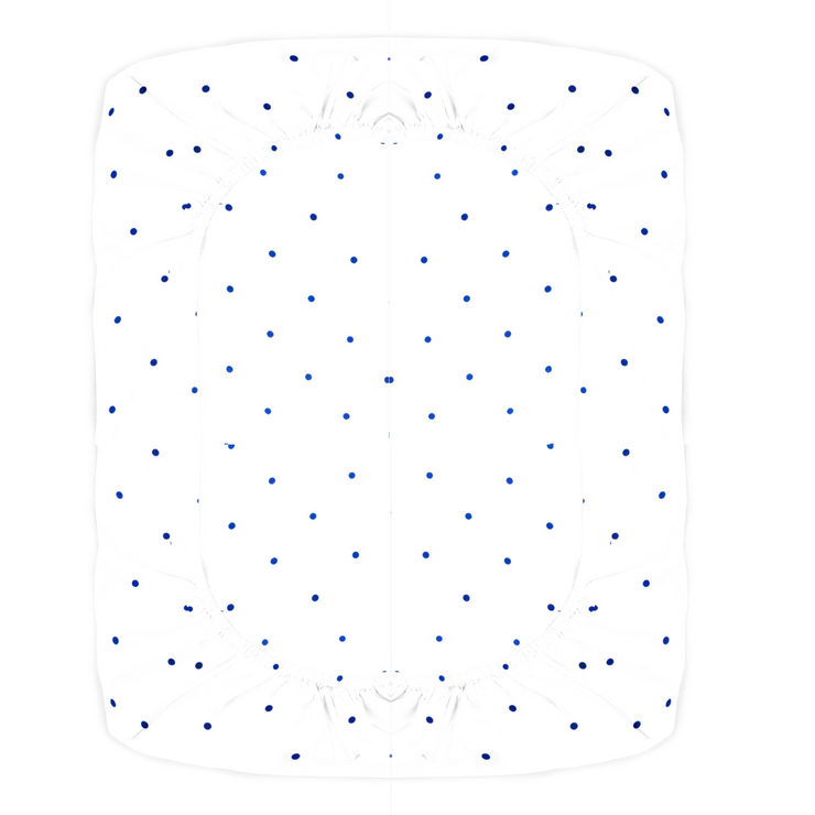 Organic Fitted Crib Sheet - Dots