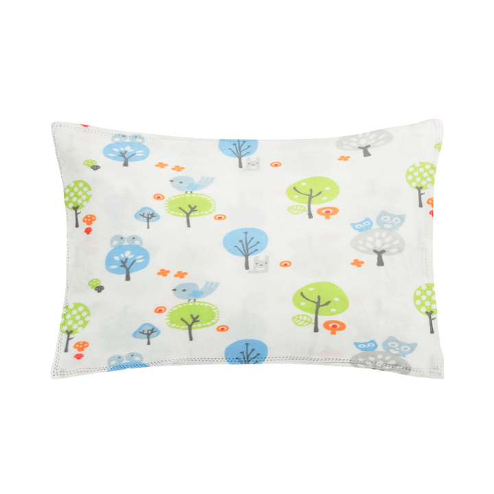 Organic Baby Pillow Cover - Birdie Print