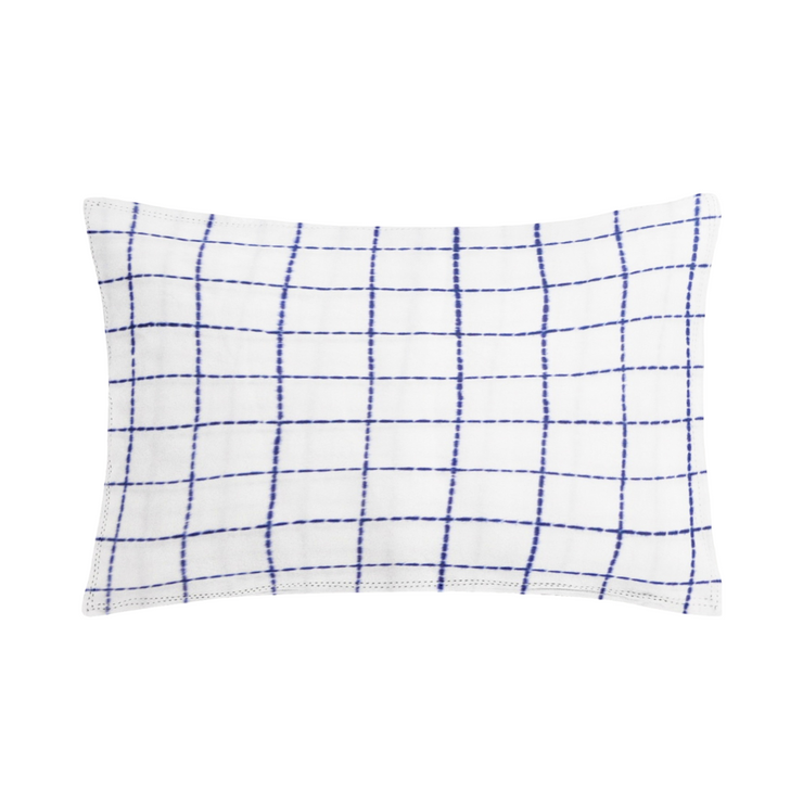 Organic Baby Pillow Cover - Squares