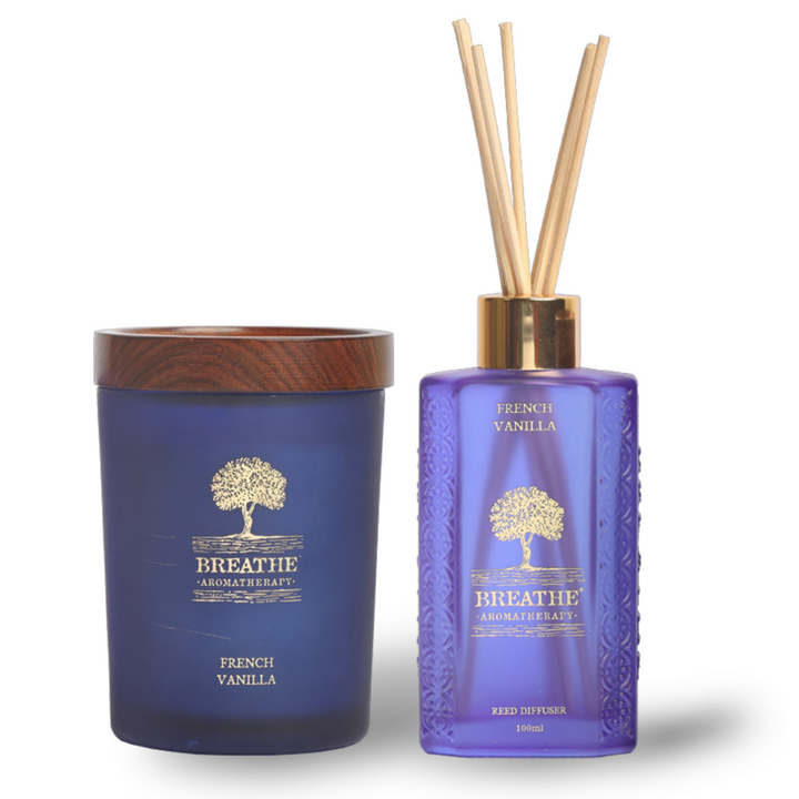 French Vanilla Luxury Reed And Wick Set