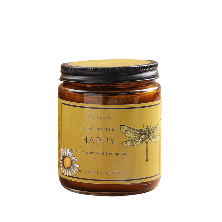 HAPPY - MEDITATION CANDLE