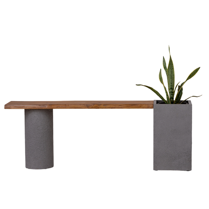 Dot Square Planter Bench