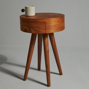 Cylinder End Table