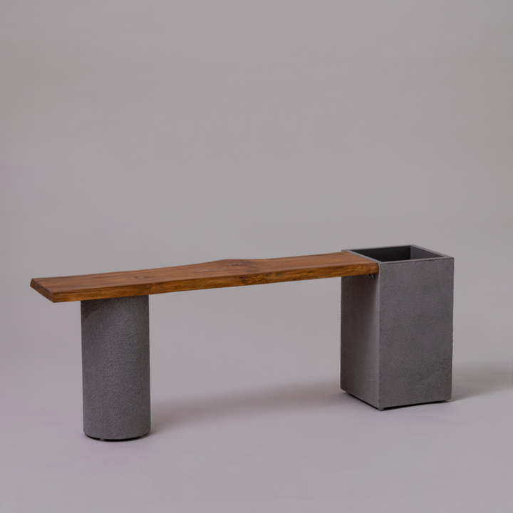 Dot Square Planter Bench