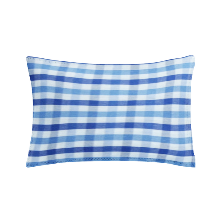 Organic Baby Pillow Cover Set - Checks