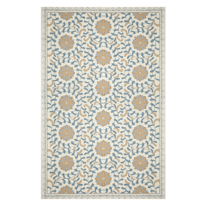 BLUE IVORY SUZANI CARPET