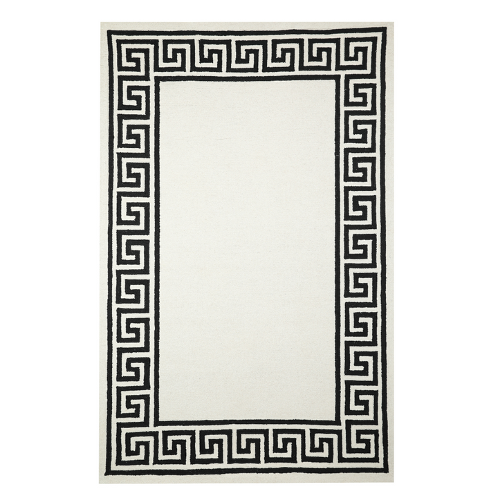 IVORY GREEK KEY CARPET