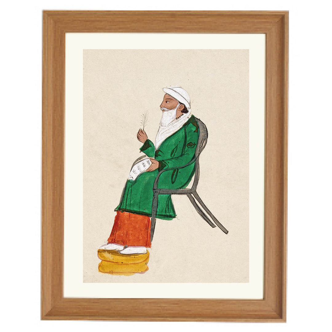 Scholar in Contemplation Art Print