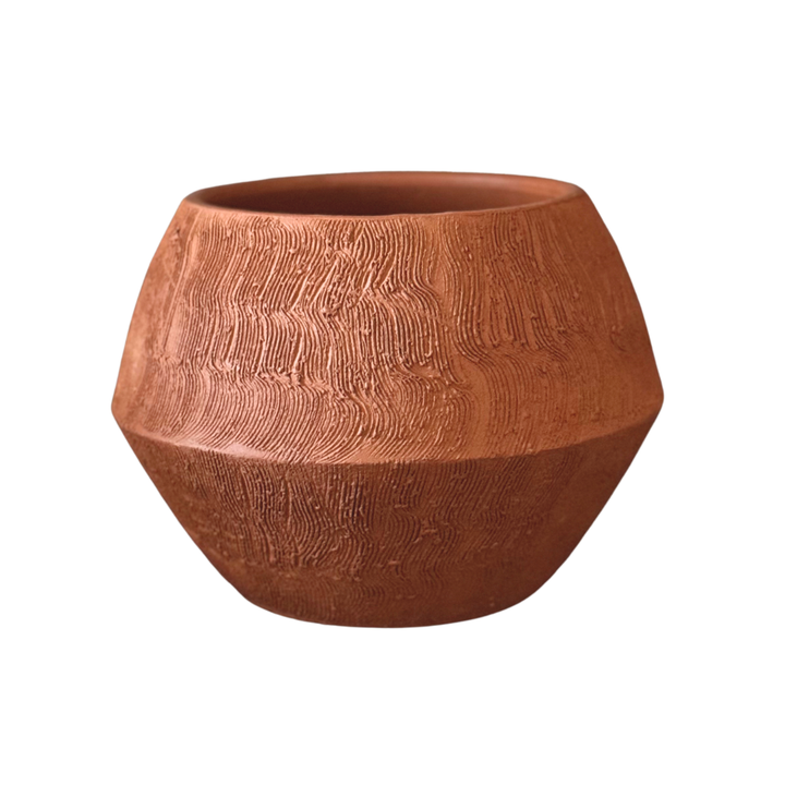 Taperred Terra Textured Planter