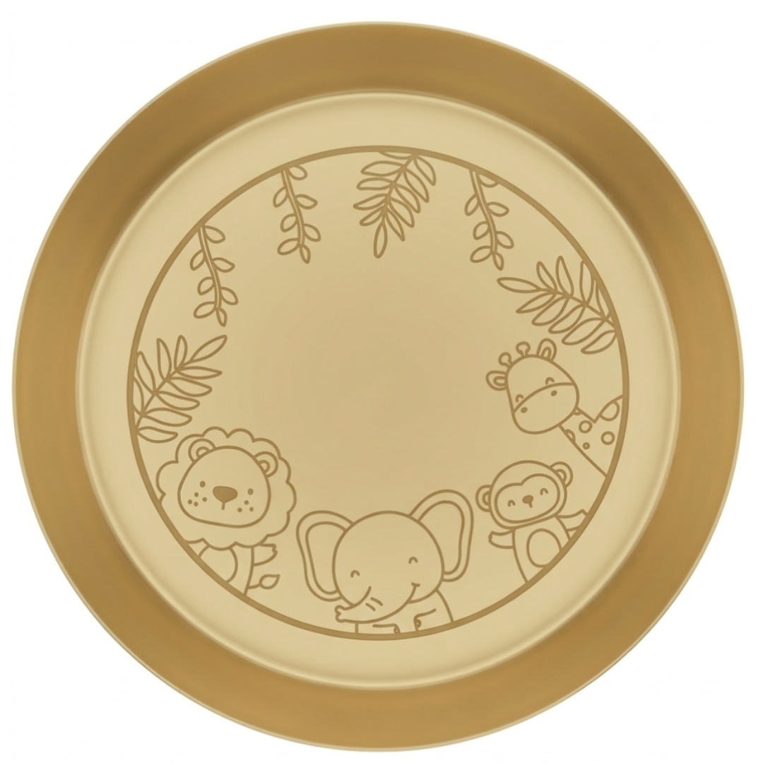 Little Jungle Kids Brass Thali Set