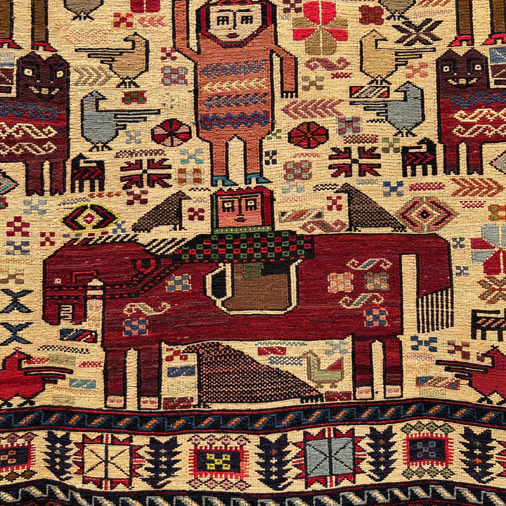 Maliky Tribal One-OF-A-Kind-Afghan Rug