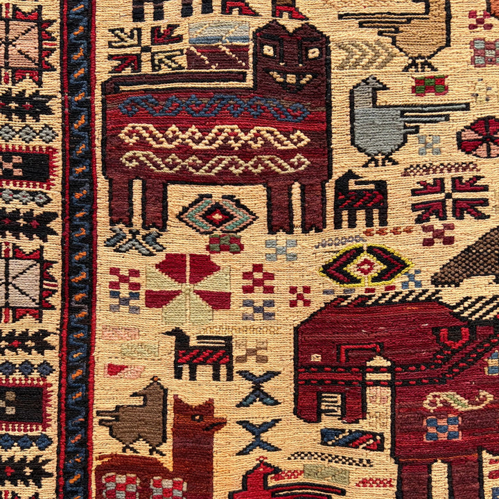 Maliky Tribal One-OF-A-Kind-Afghan Rug