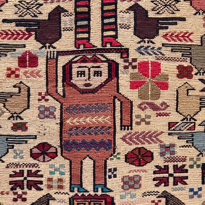 Maliky Tribal One-OF-A-Kind-Afghan Rug