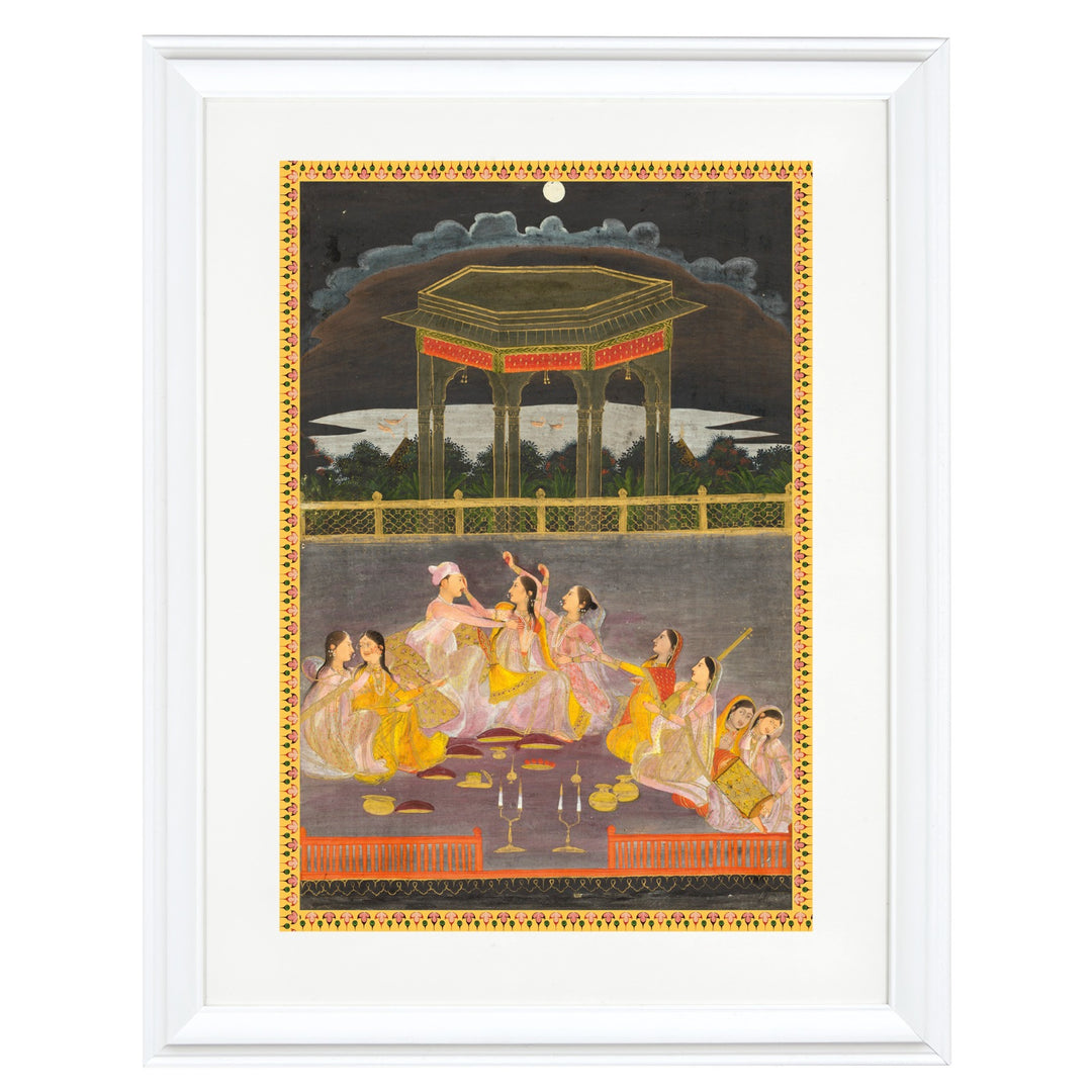 A Royal Holi Art Print