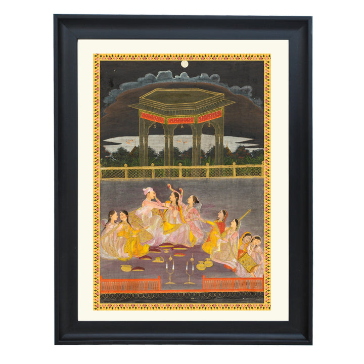 A Royal Holi Art Print