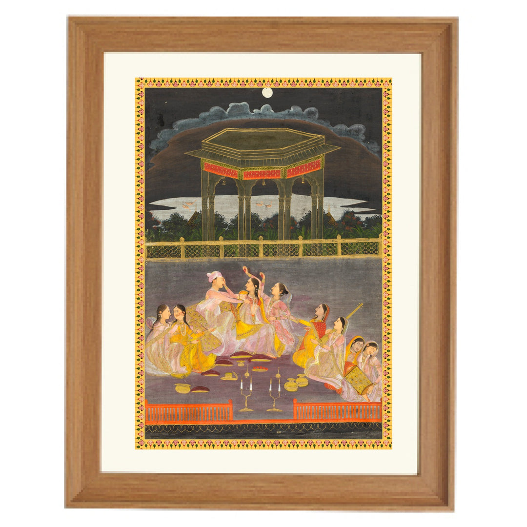 A Royal Holi Art Print