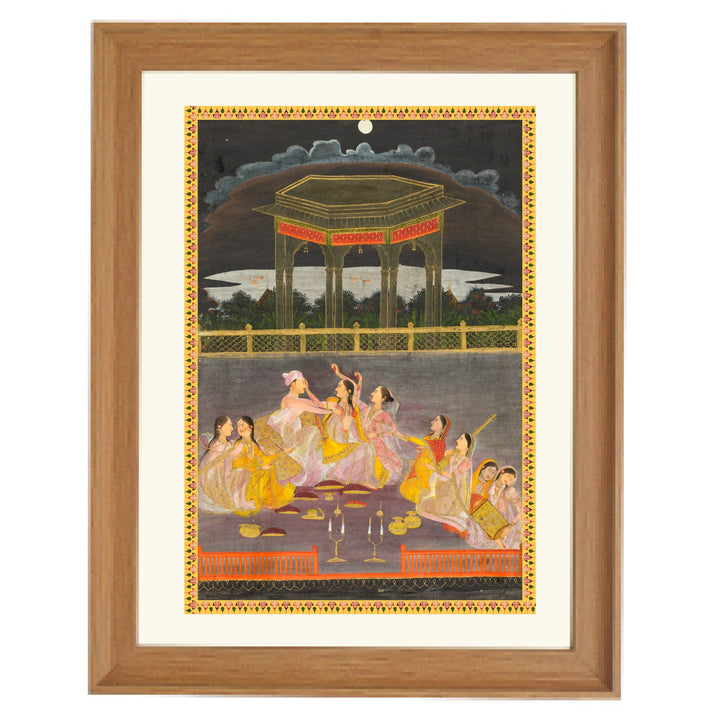 A Royal Holi Art Print