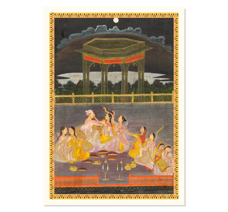 A Royal Holi Art Print