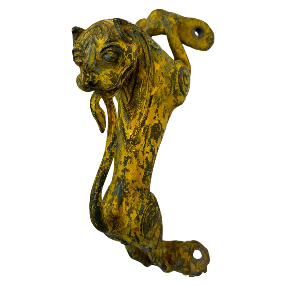 Antique Tiger Door Handle