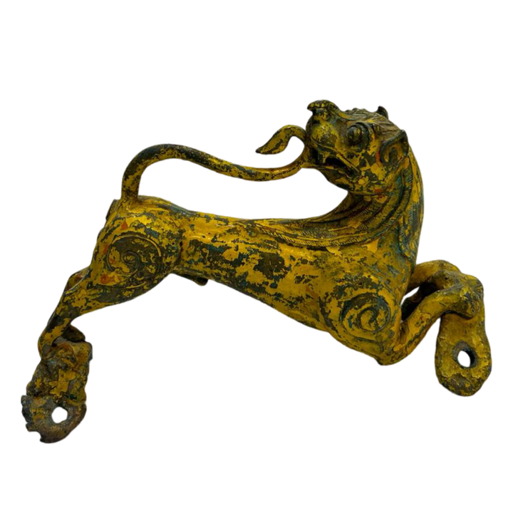 Antique Tiger Door Handle