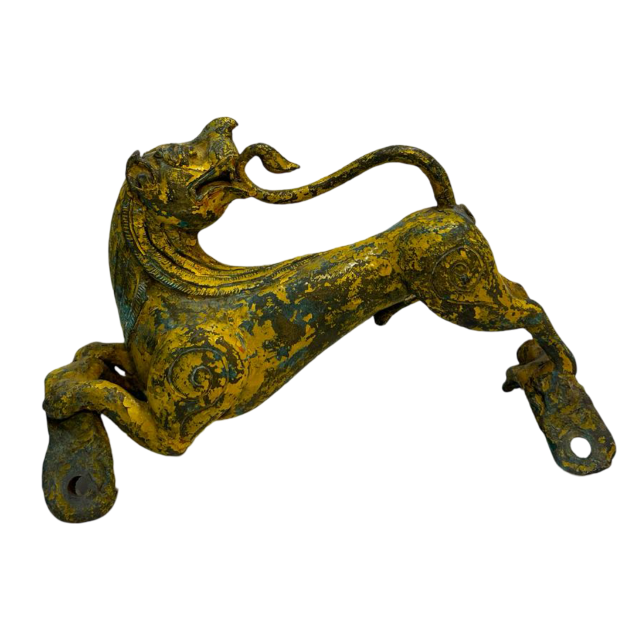 Antique Tiger Door Handle