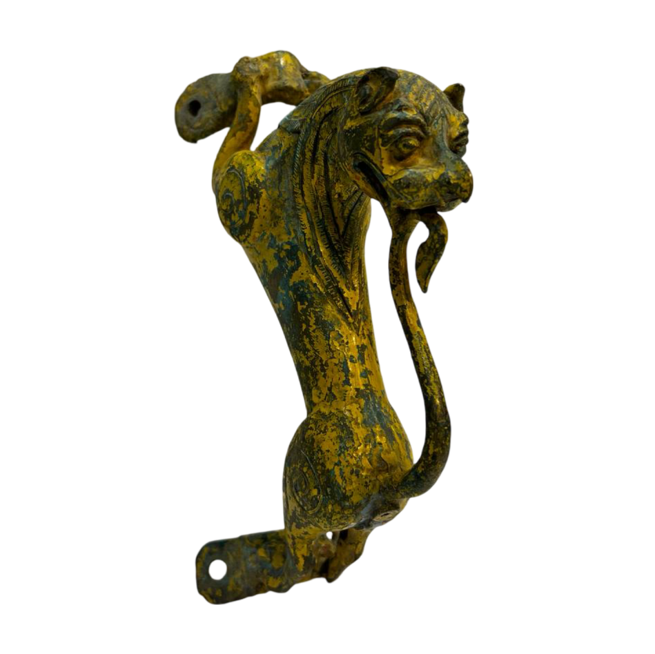 Antique Tiger Door Handle