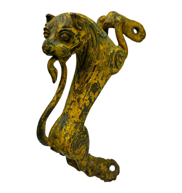 Antique Tiger Door Handle