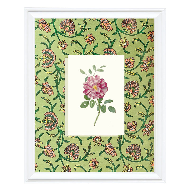 Vintage Rose Fabric Art Print