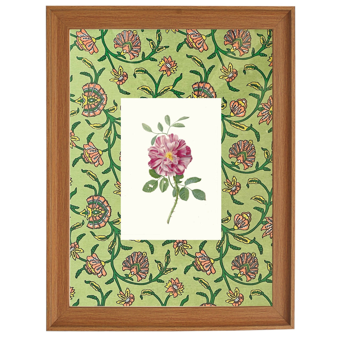 Vintage Rose Fabric Art Print