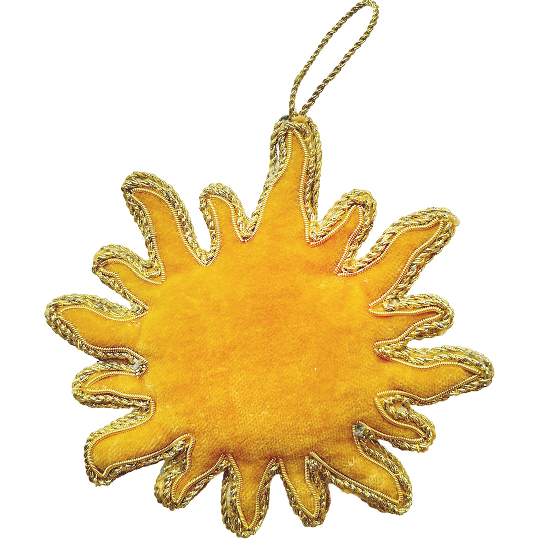 Handmade Sun Christmas Ornament