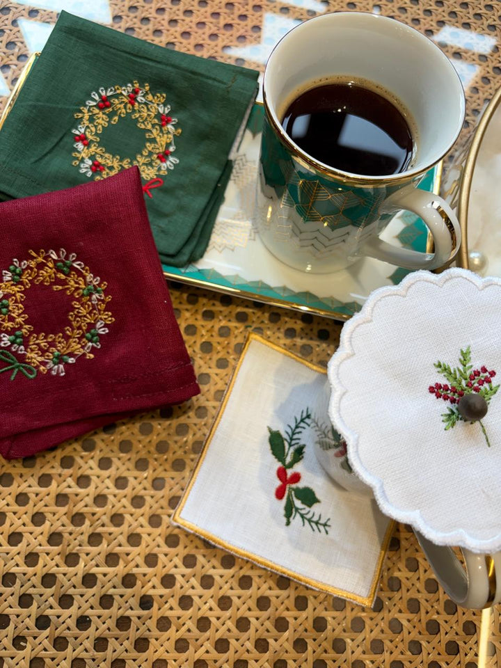 Cocktail Napkins - Green