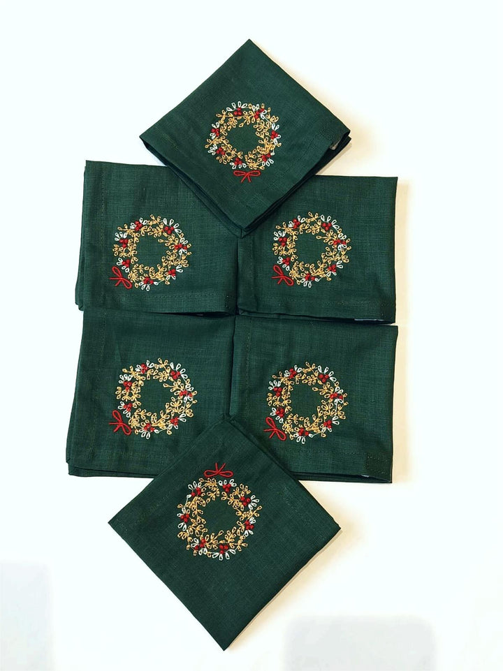 Cocktail Napkins - Green