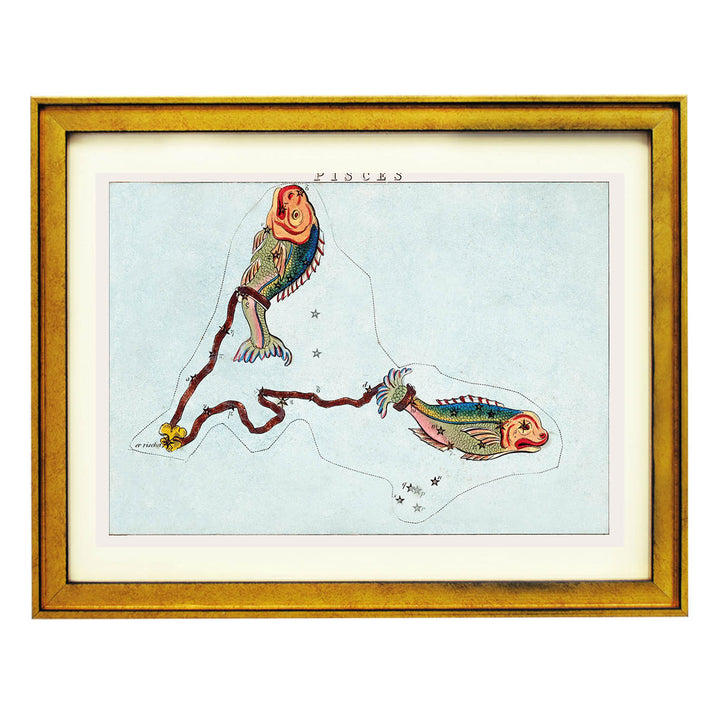 Pisces : The Two Fish Art Print