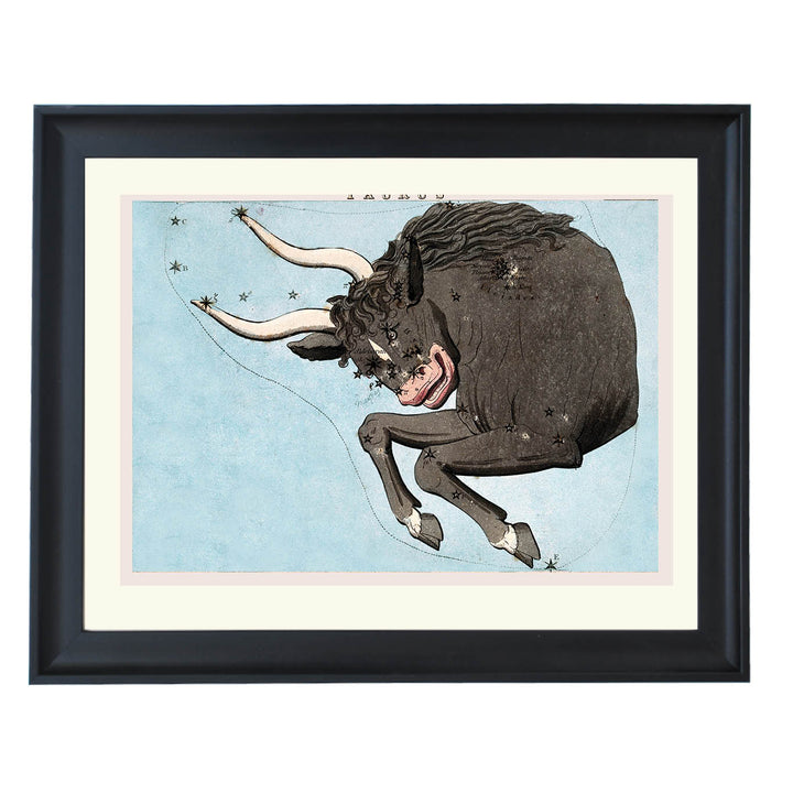 Taurus : A Celestial Portrait of Stability and Strength Art Print