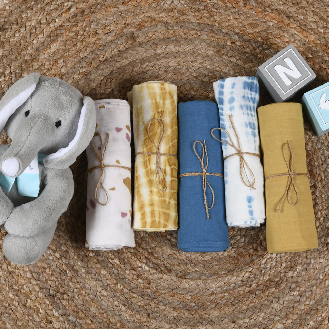 It’s a Boy!  - Swaddles (Set of 5)