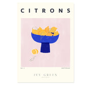 Citrons By Ivy Green Illustrations Art Print