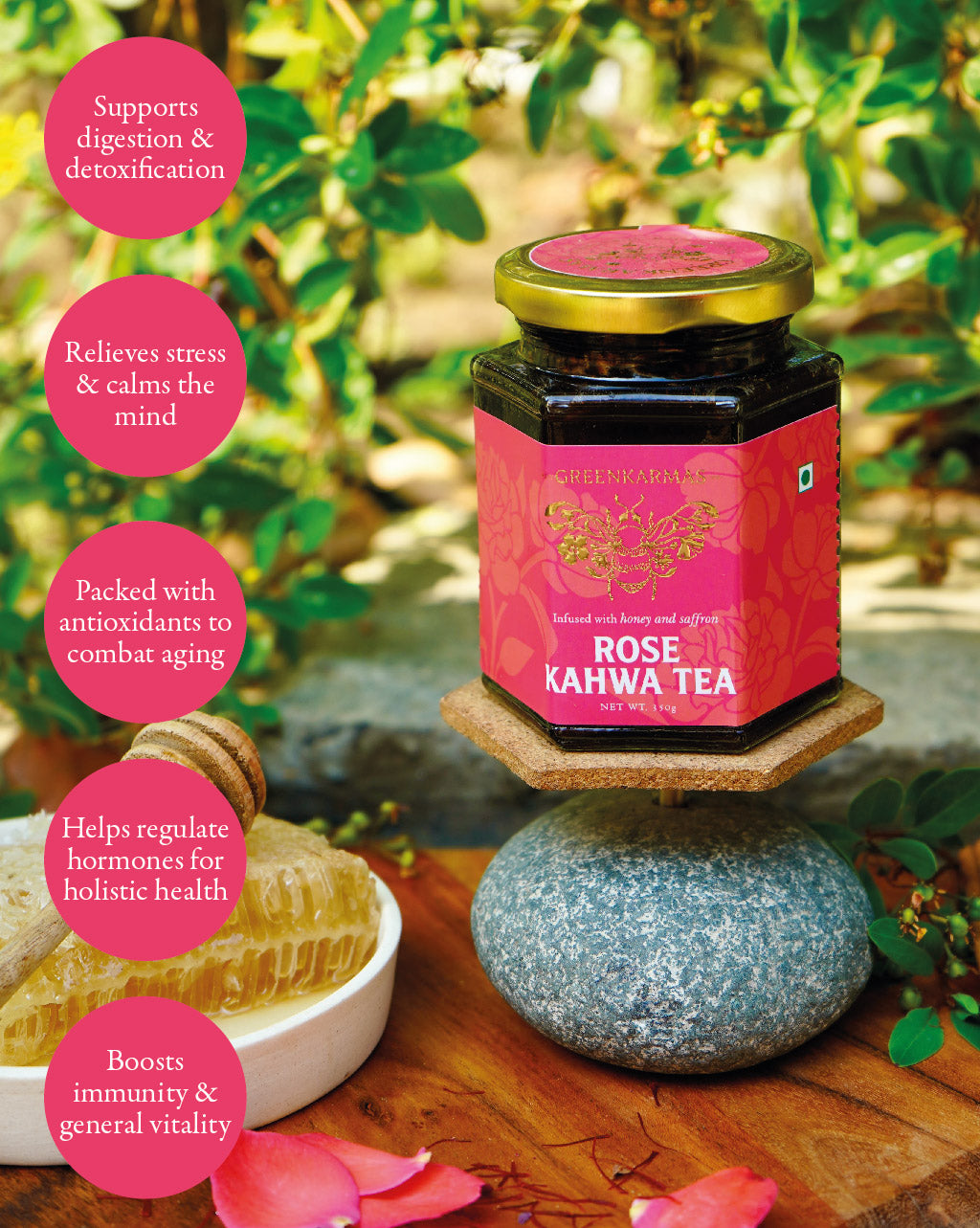 Rose Kahwa Tea