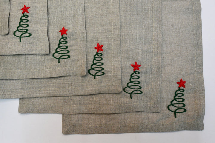 Cocktail Napkins - Christmas Tree