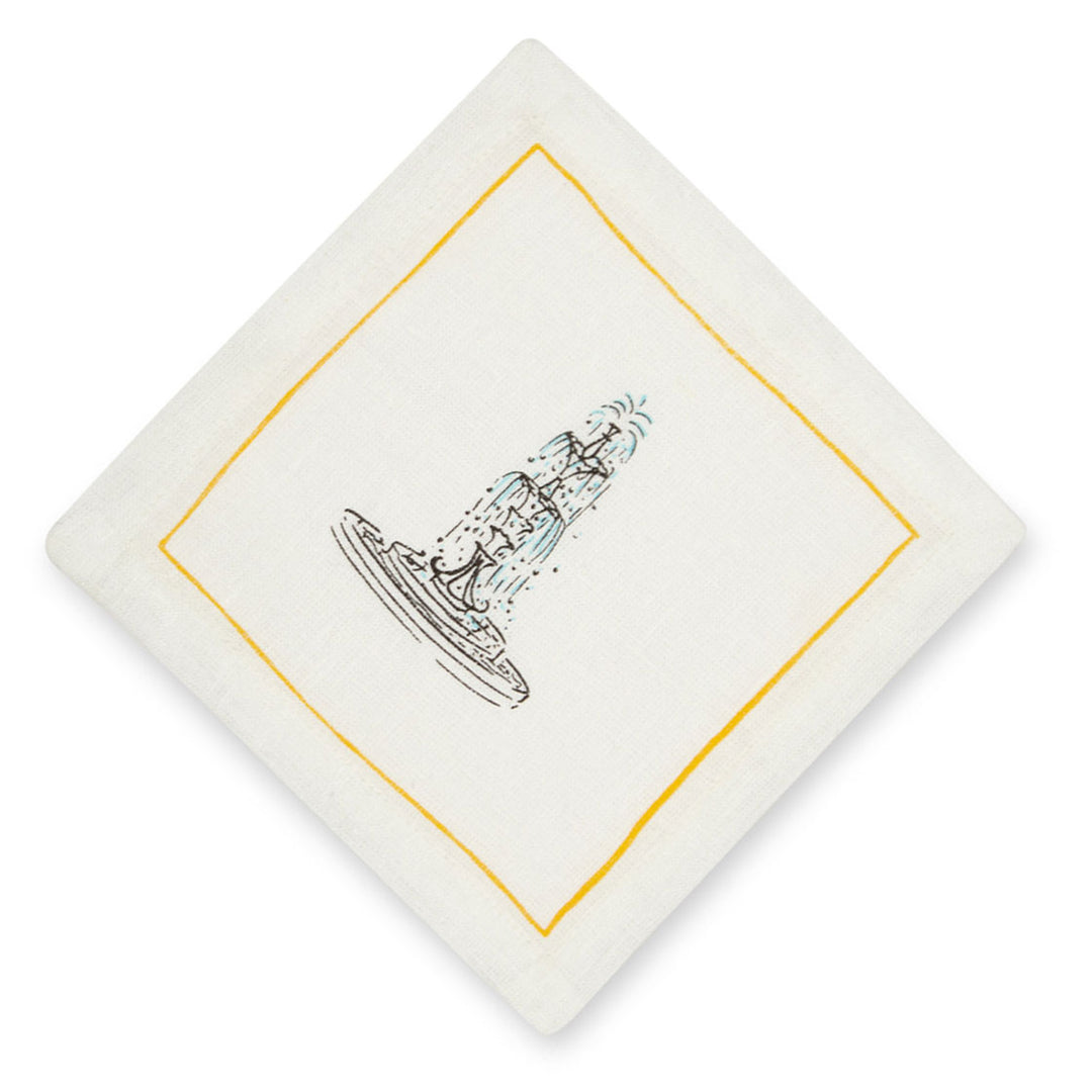 Wild Indian Garden Cocktail Napkins Set of 4