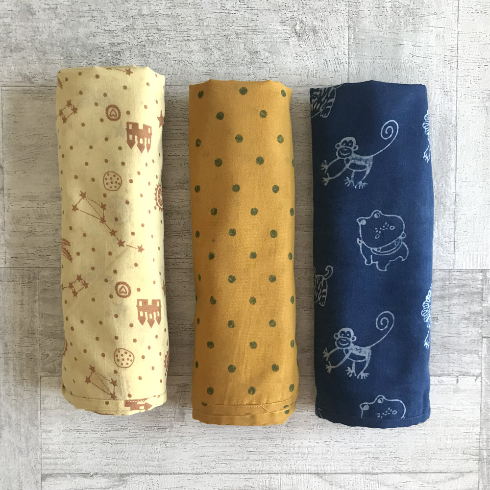 3-PC SWADDLE SET