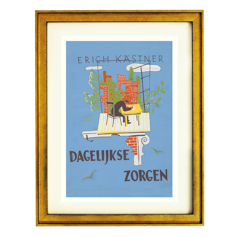 Band design for Erich Kästner, Everyday Cares ART PRINT