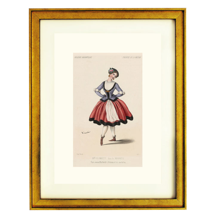 Melle. Plumkett, dans Le prophète, Théâtre de la Nation Art print