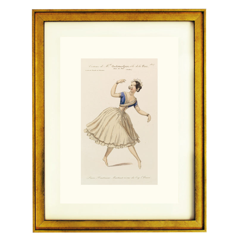 Costume de Melle Carlotta Grisi, rôle de la Péri, dans la Péri (Ballet) Art print