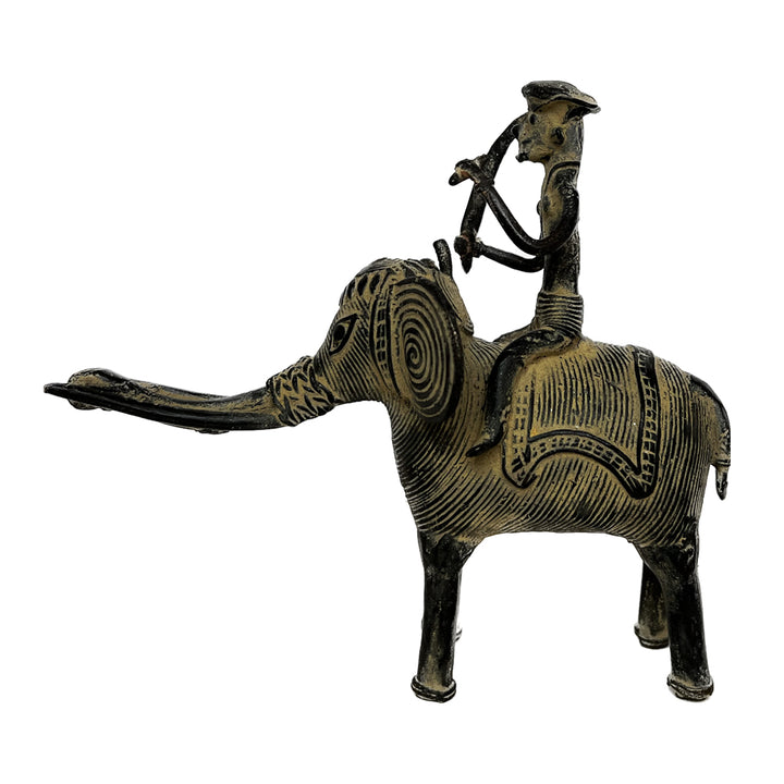 Man riding an Elephant