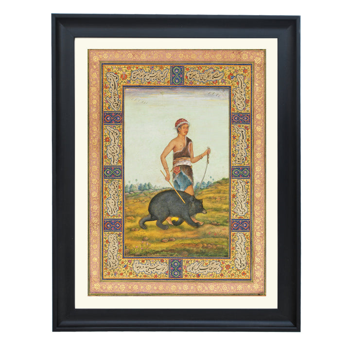 Dervish Leading a Bear Art Print