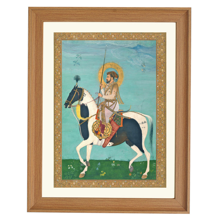 Shah Jahan on Horseback Art Print