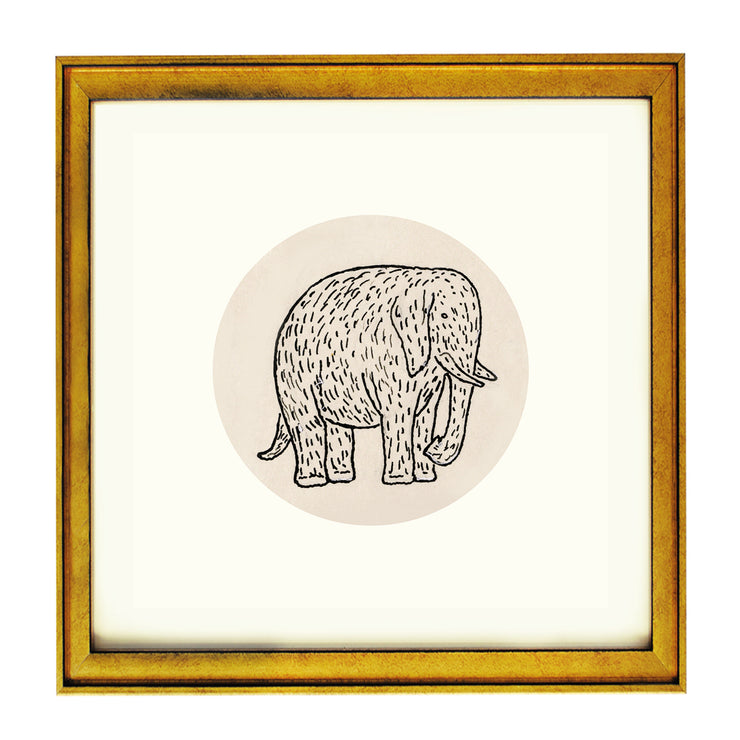 The Elephant art print